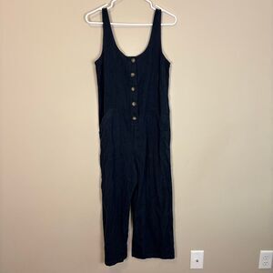 Marine Layer Sydney Beach Jumpsuit Navy Blue Size XS